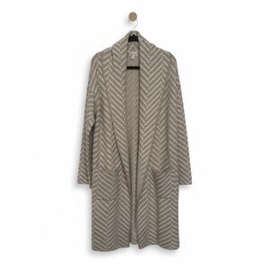 a new day Gray Chevron Pattern Coat